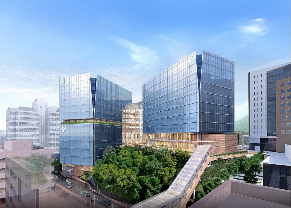 香港大學同心基金數據科學研究院是，港大創新中心 Tech Landmark內，十所研究院的其中之一，同心基金數據科學研究院促進數據科學，機器學習及人工智能的研究和應用，應對全球挑戰。 (圖為Tech Landmark的模擬建築圖)