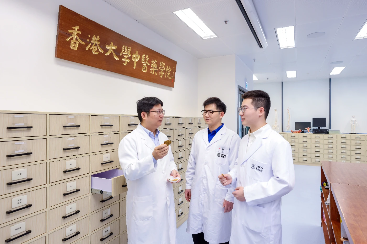 The research team is focusing on the traditional Chinese medicine rhubarb (Da Huang) to develop active herbal molecules that inhibit NLRP3 activation.