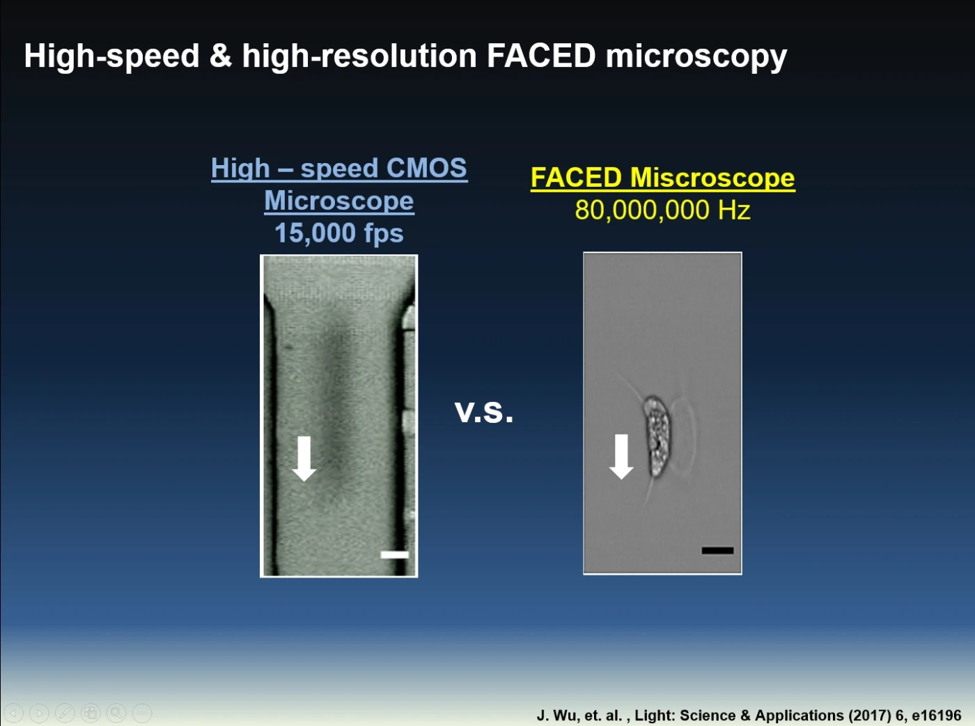 FACED miscroscopy compared with existing tehnology