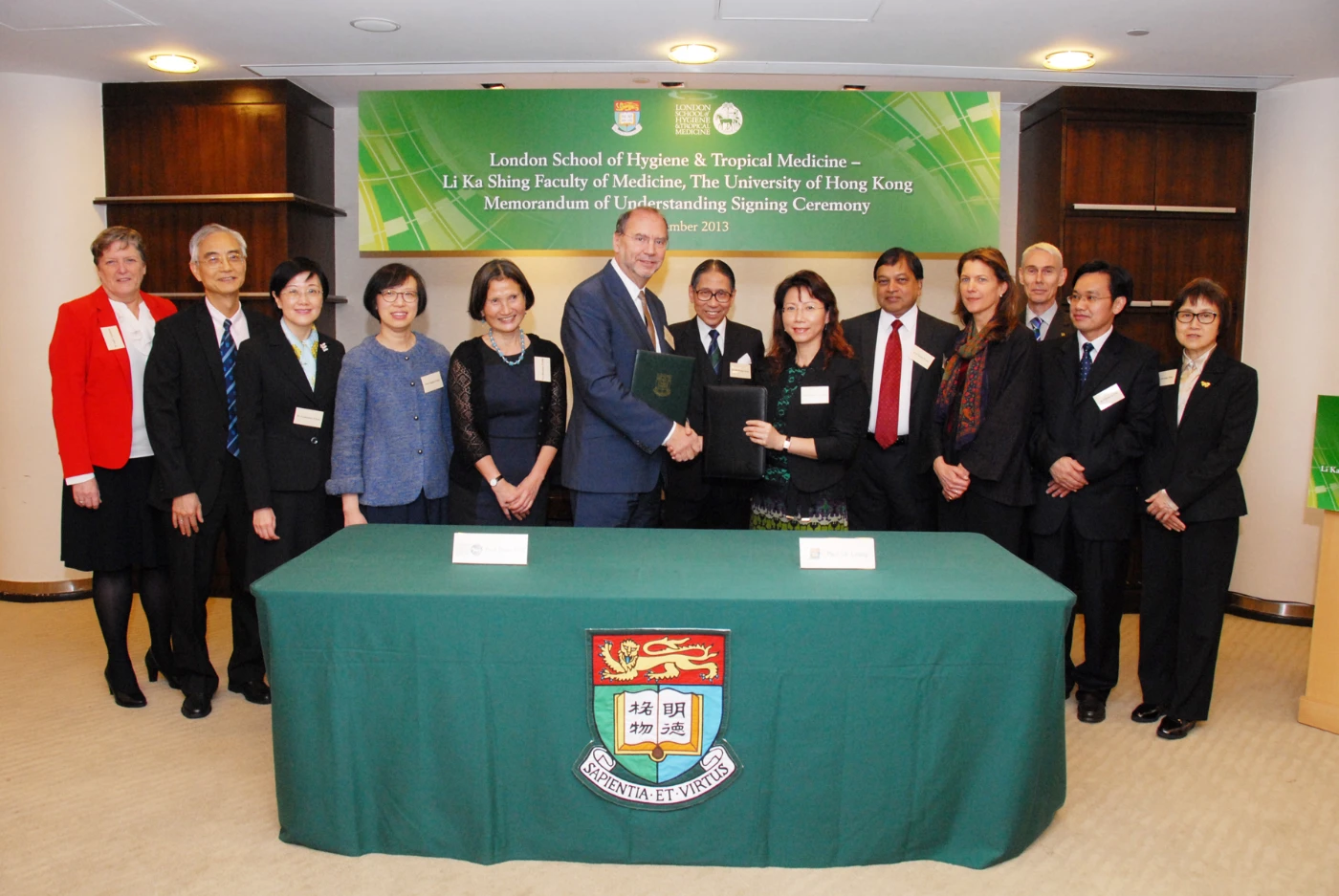 Li Ka Shing Faculty of Medicine, The University of Hong Kong and London School of Hygiene & Tropical Medicine signs Memorandum of Understanding