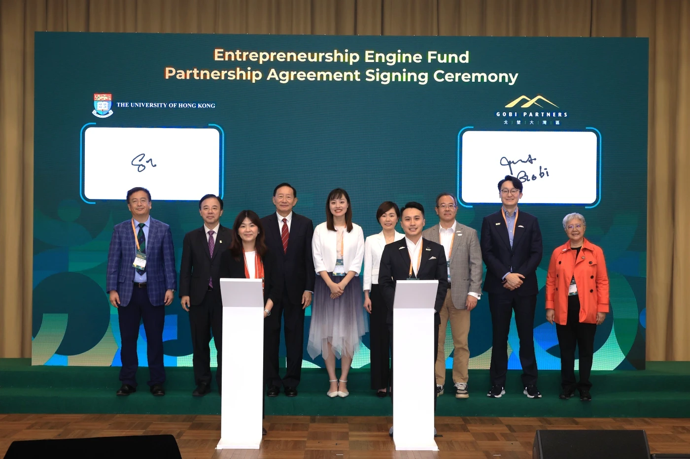 HKU-Gobi Joint Funds Agreement Signing Ceremony.