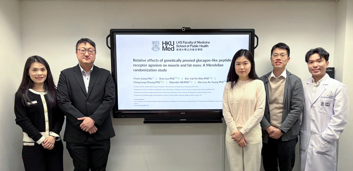 港大醫學院基因研究揭糖尿病藥物GLP-1受體促效劑<br>
可達至以減脂肪為主而非肌肉流失的減重效果