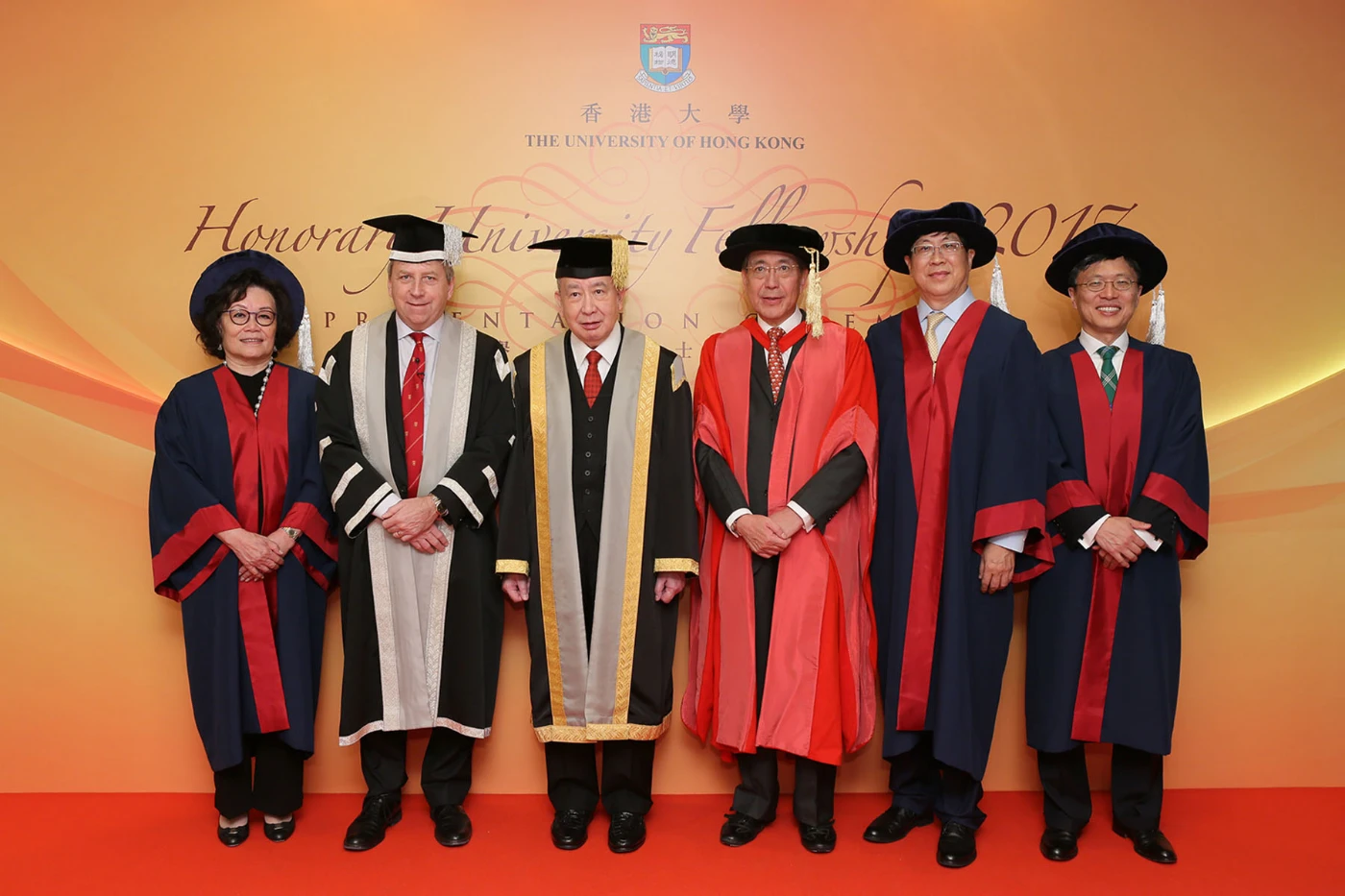 HKU presents Honorary University Fellowships to three distinguished individuals