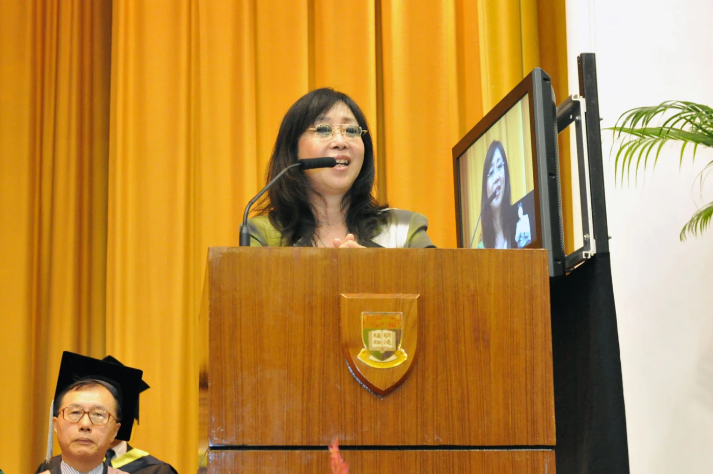 Ms Mable Cheung was the Guest of Honour in the afternoon addressing students in the four-year curriculum