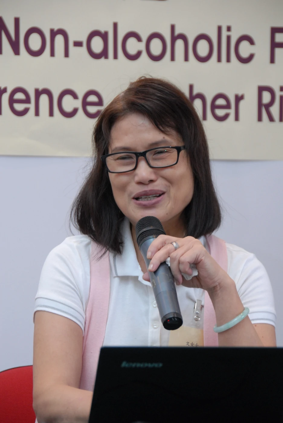 Ms MAN, a subject who joined the study and diagnosed with fatty liver, shared her experience.