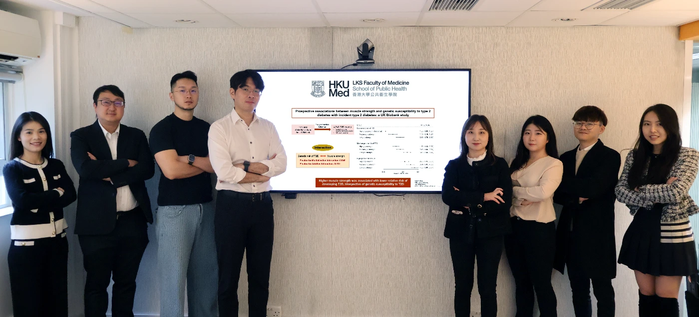 港大醫學院研究發現強化肌肉有助預防二型糖尿病<br>
不受遺傳因素影響