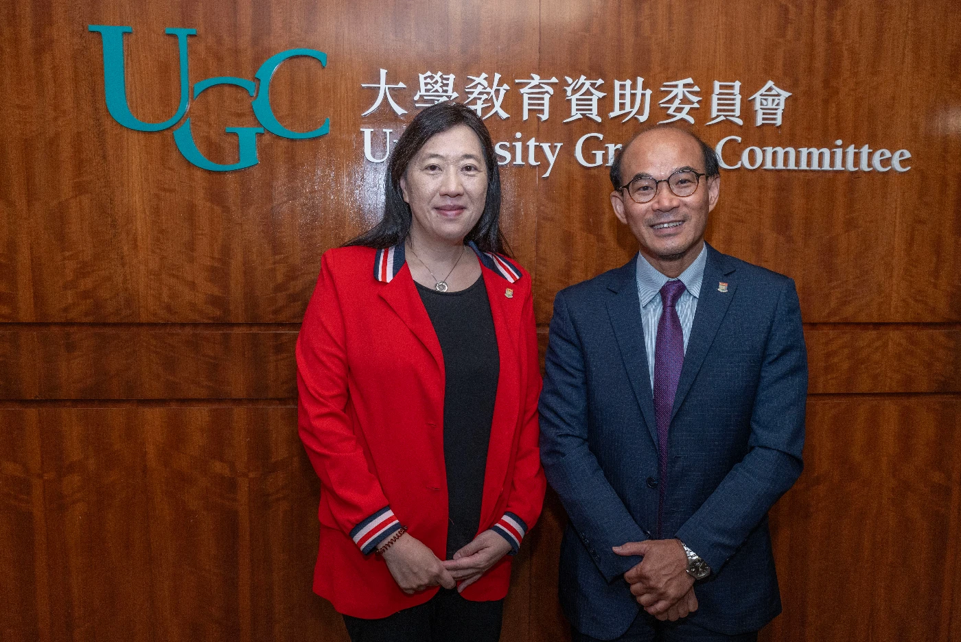 Professor Cecilia Chan (left) and Professor Samson Tse