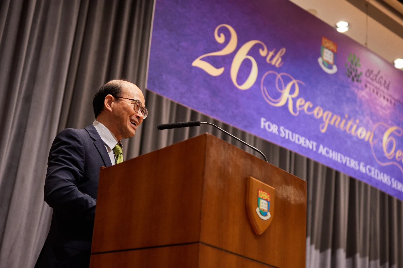 Professor Samson Tse, HKU Dean of Students Affairs, is proud of HKU students who have been serving the community by initiating community projects with their talents equipped during their university studies.