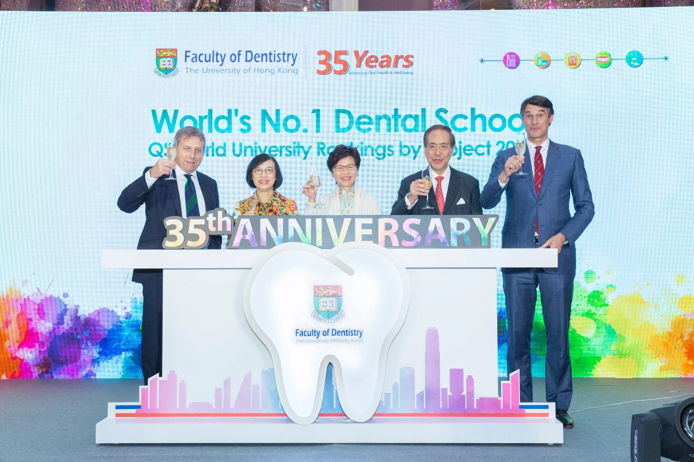 HKU Faculty of Dentistry celebrates its 35th Anniversary cum being the World’s No.1 Dental Faculty