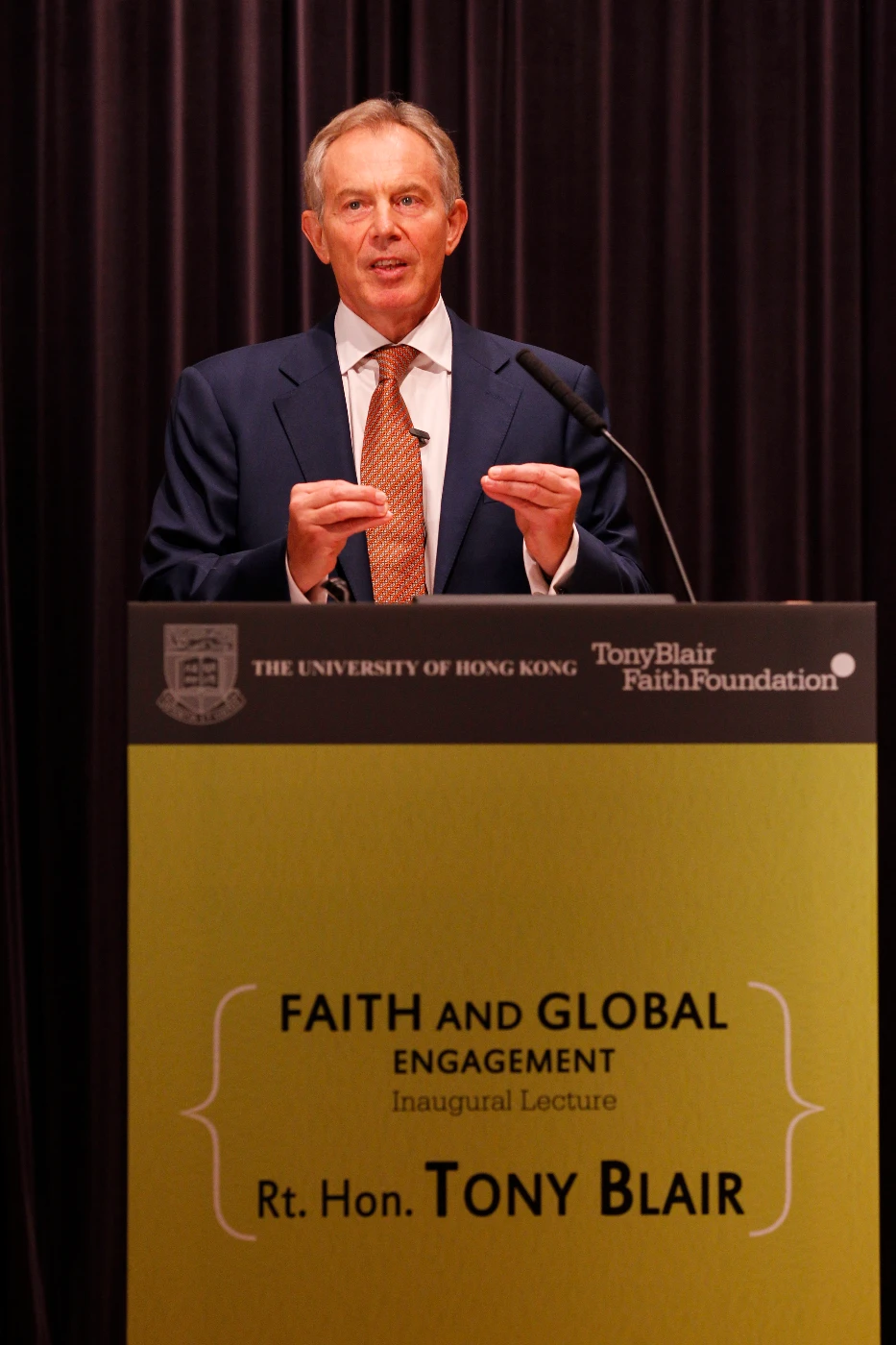 Tony Blair discusses the impact of faith and globalisation on Hong Kong and the wider world