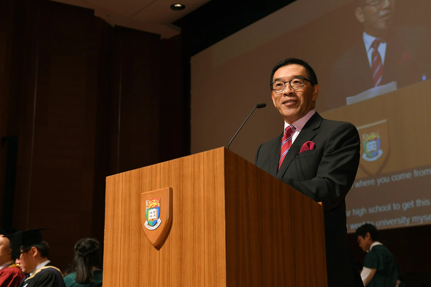 Mr Carlson Tong, Chairman of the University Grants Committee