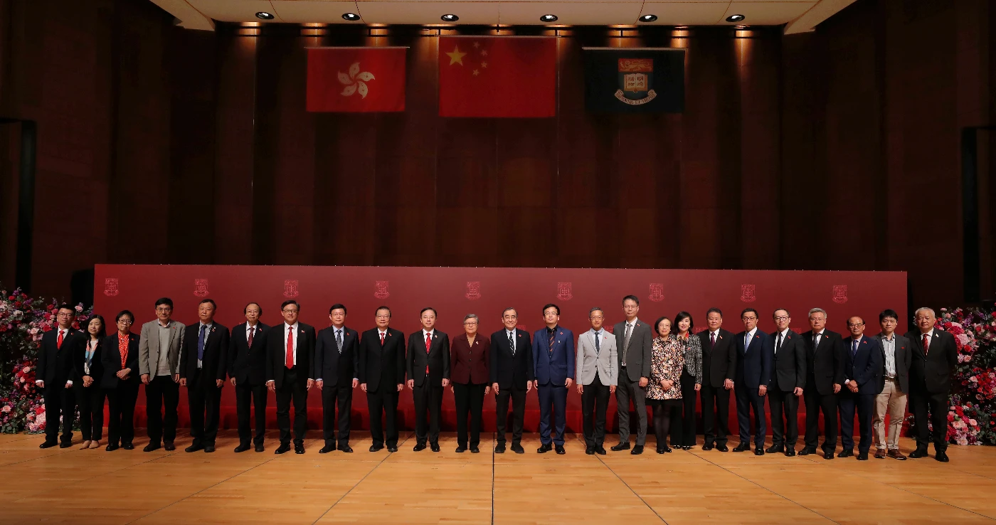 HKU Celebrates New Year with Flag-raising Ceremony