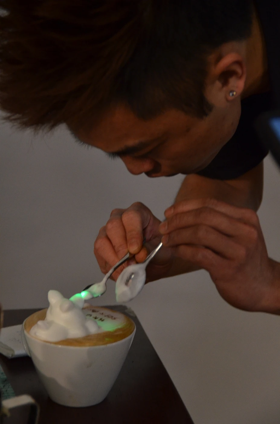 3D coffee art