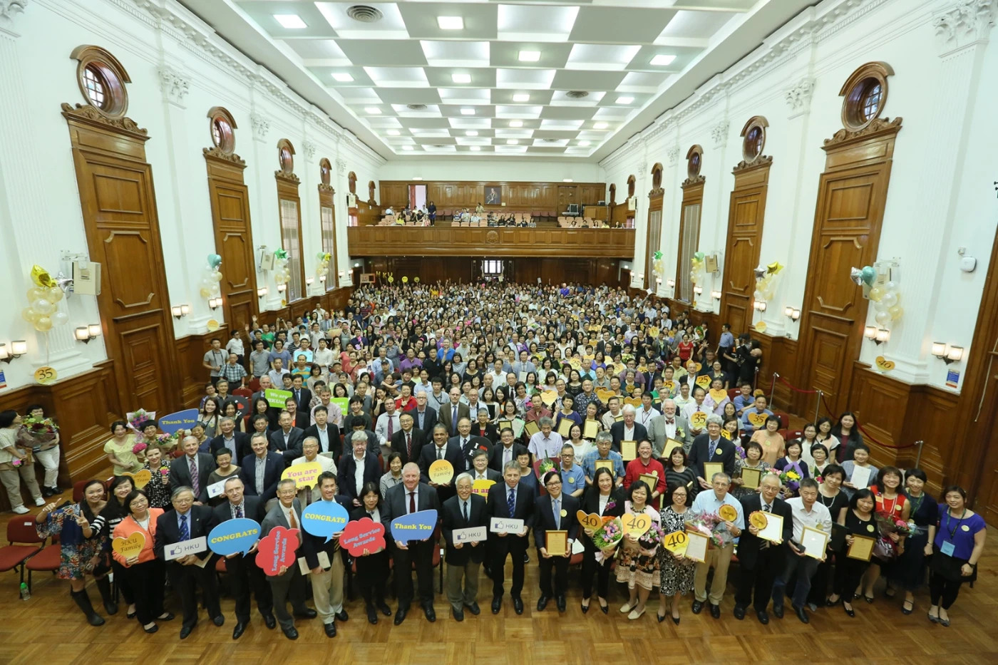 HKU holds Long Service Award Presentation Ceremony