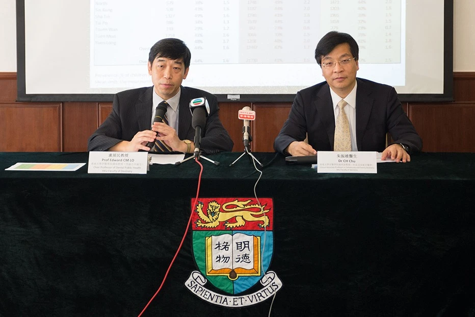 香港大學牙醫學院調查發現幼稚園學童蛀牙情況普遍