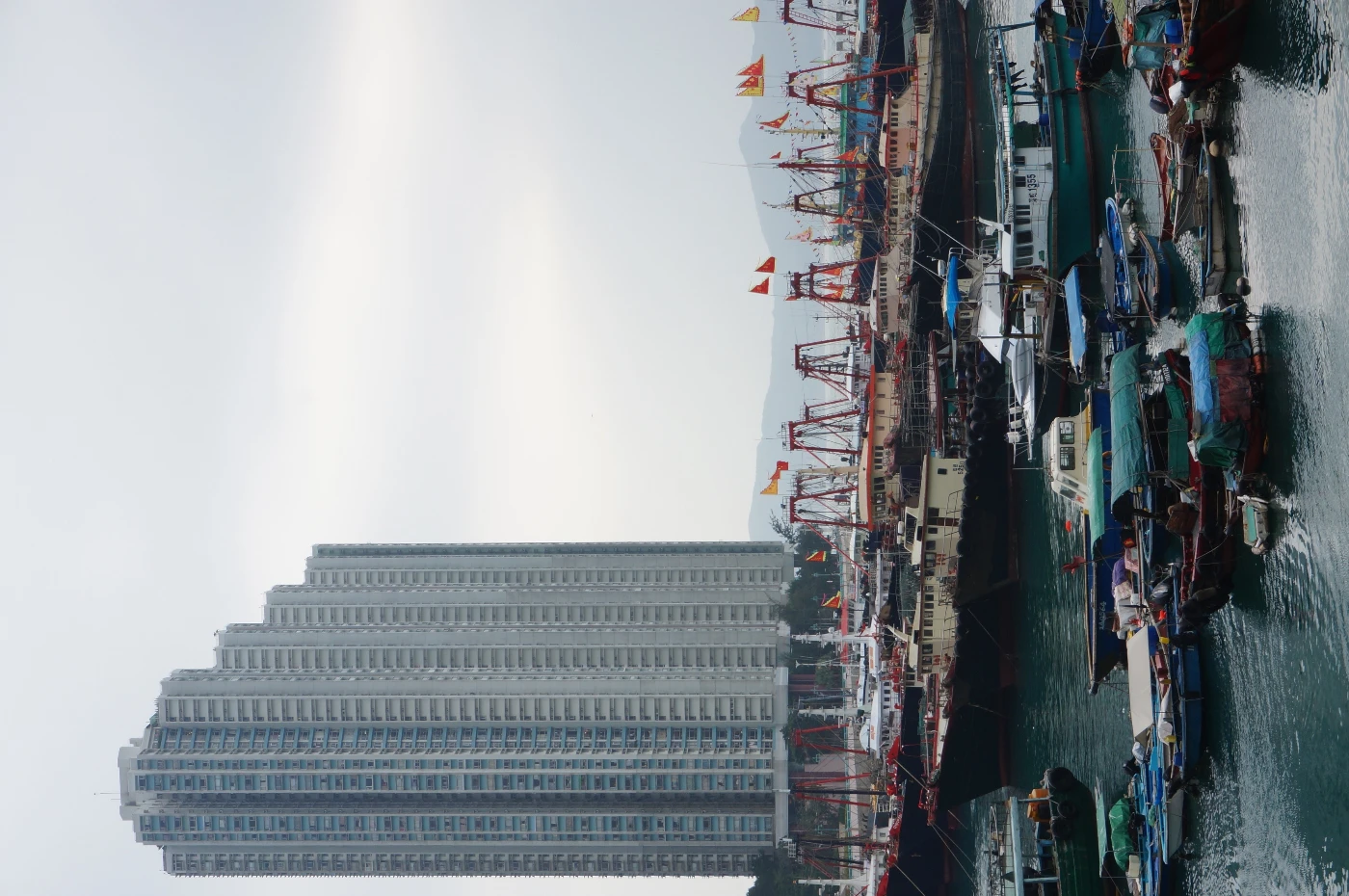 香港仔的漁船（照片提供：薛綺雯教授）