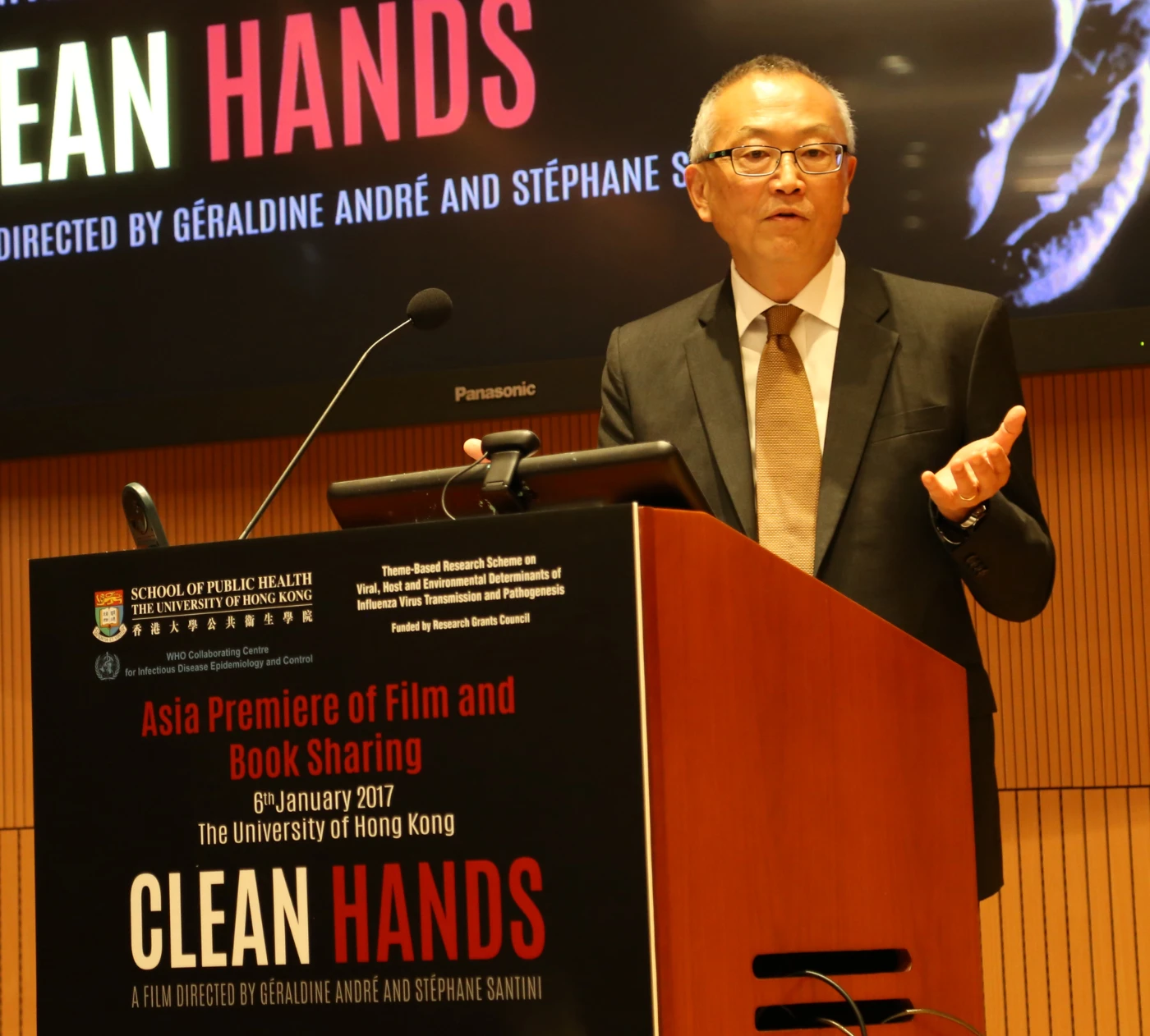 Asia Premiere of Film and Book Sharing on Clean Hands Save Lives<br>
by School of Public Health, Li Ka Shing Faculty of Medicine of HKU