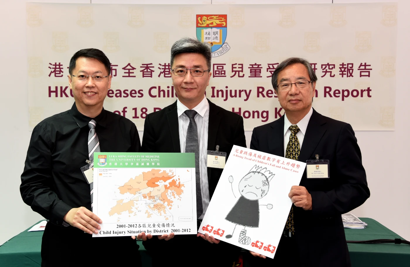HKU Releases Children Injury Research Report of 18 Districts in Hong Kong