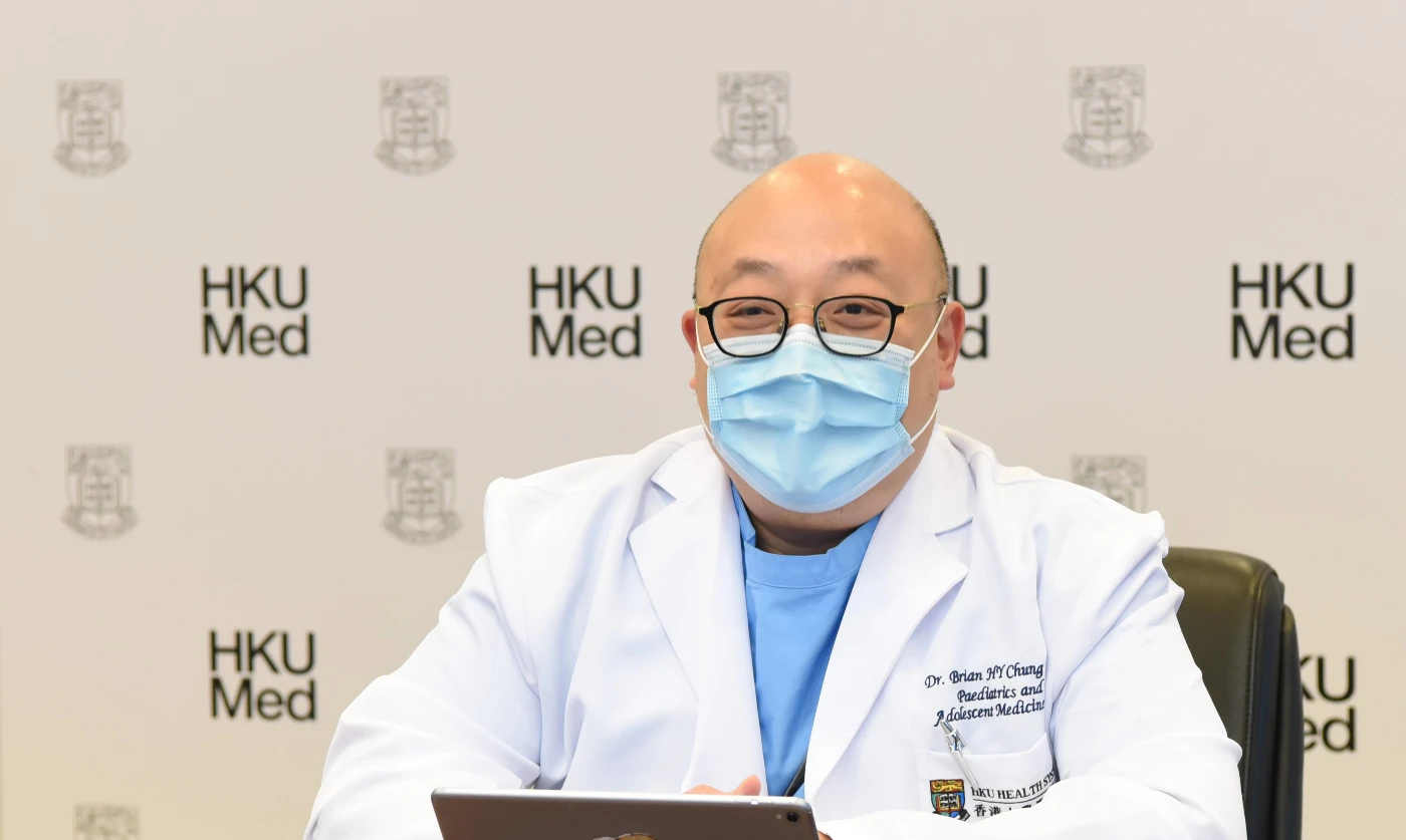 港大醫學院兒童及青少年科學系臨床副教授鍾侃言醫生。