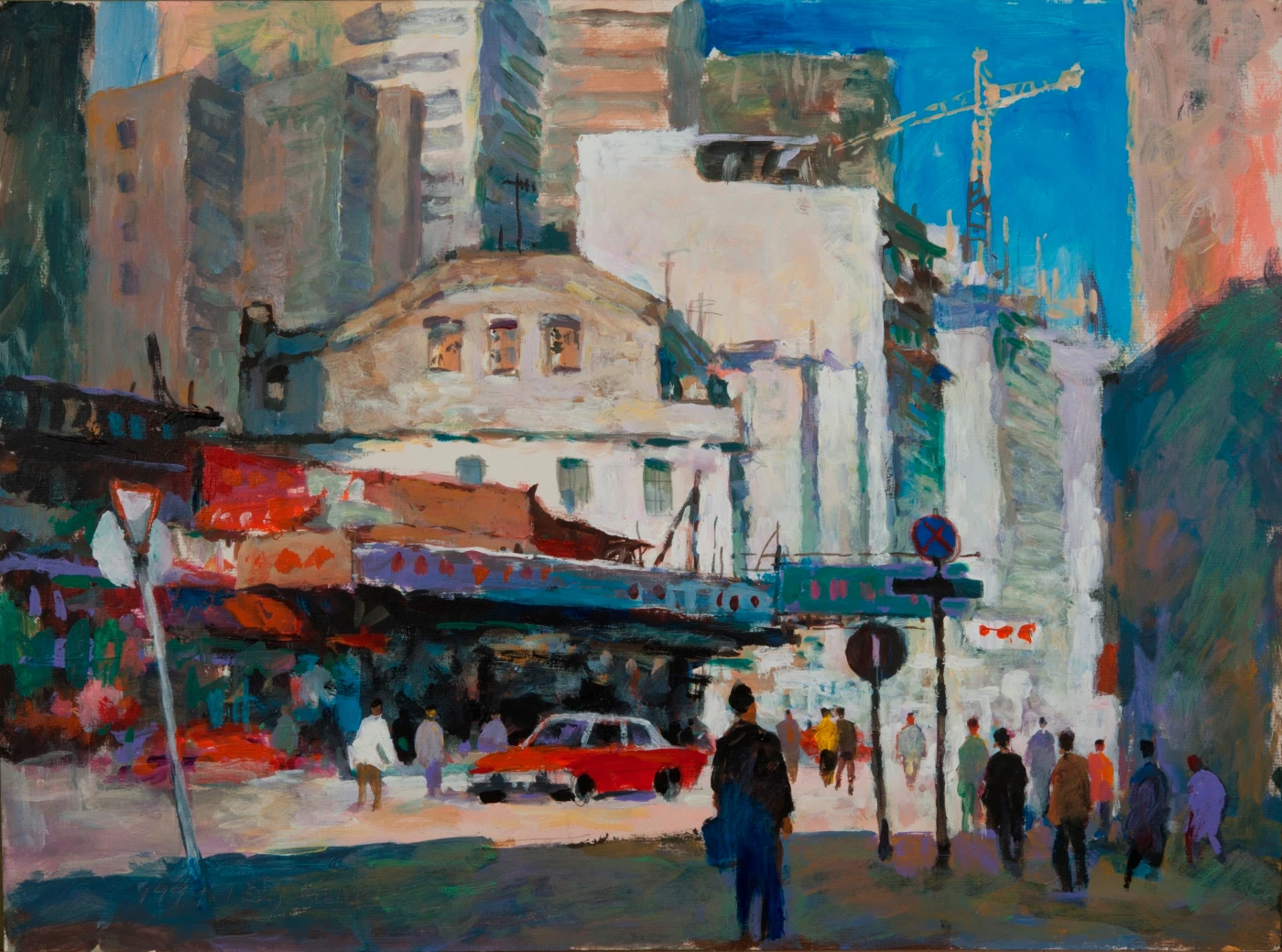 《香城墨色——香港大學美術博物館藏當代中國繪畫》<br>
見證城市景觀的變遷
