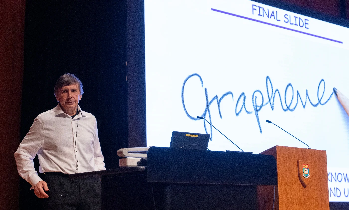Nobel Laureate Professor Sir Andre Geim takes HKU on a “Random Walk to Graphene” in Inaugural Lecture