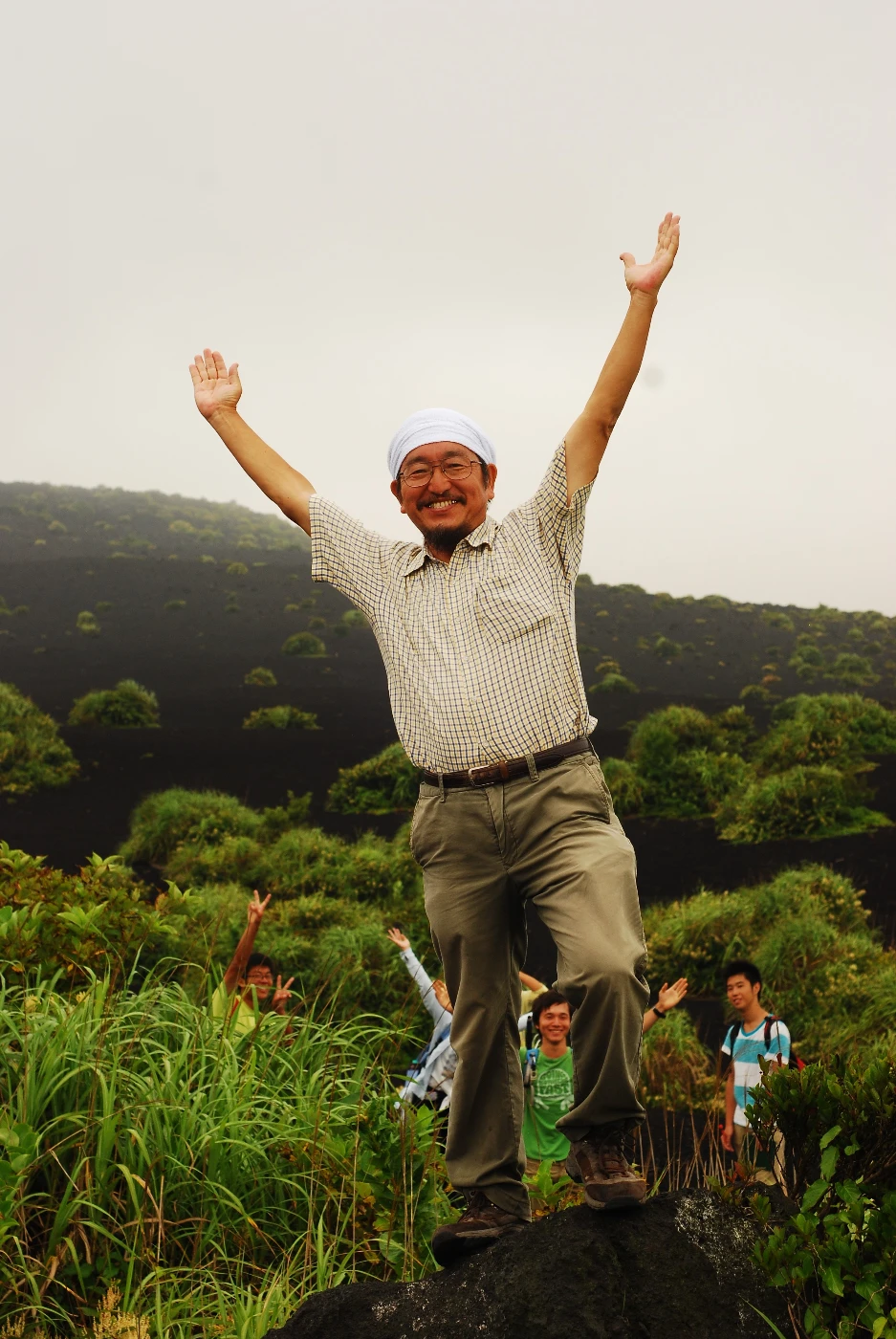 Toho University’s Professor Masami Hasegawa on Oshima. (Image credit: Félix Landry Yuan)