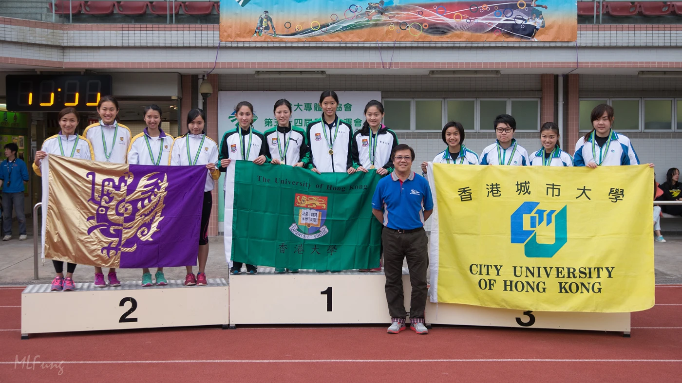 女子組4X100米接力冠軍破大會紀錄
