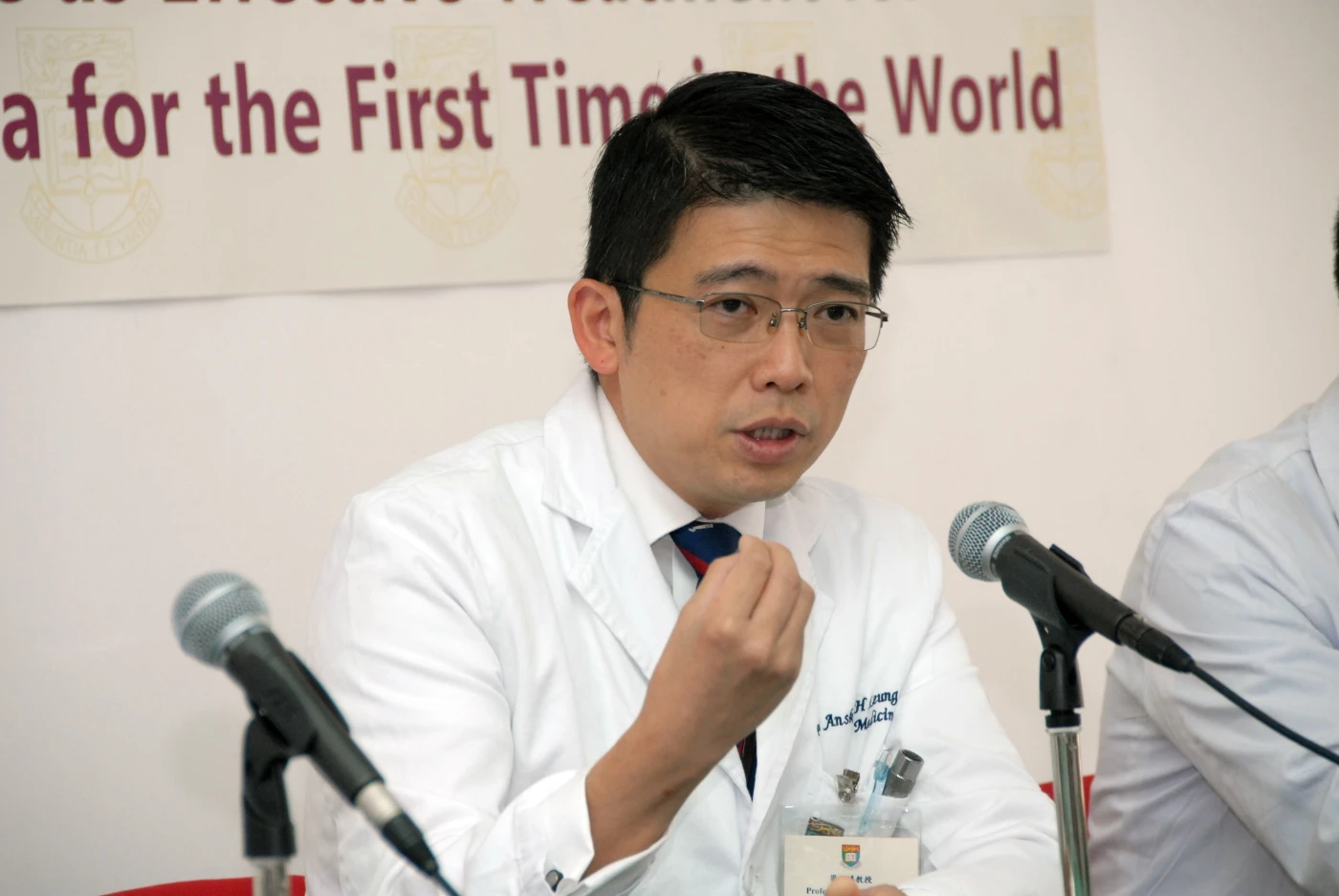 Professor Anskar Leung Yu-hung, Li Shu Fan Medical Foundation Professor in Haematology, Clinical Professor of Department of Medicine, Li Ka Shing Faculty of Medicine, HKU says, “The study has brought breakthrough treatment options for FLT3-ITD acute myeloid leukaemia patients and healthcare professionals in the world.  The study has prolonged patients’ survival.”