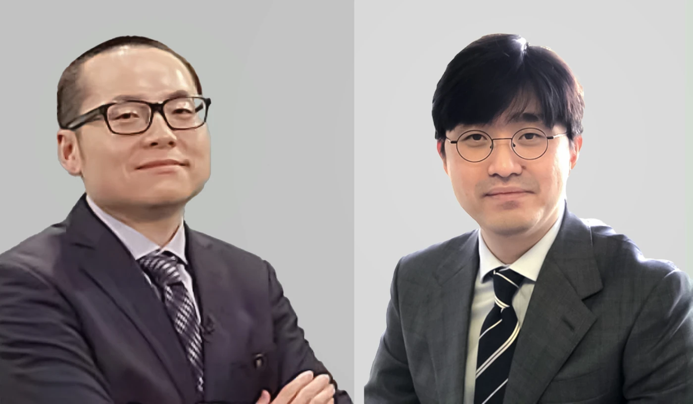 Dr. Zhiqin Chu (left) and Dr. Ji Tae Kim
