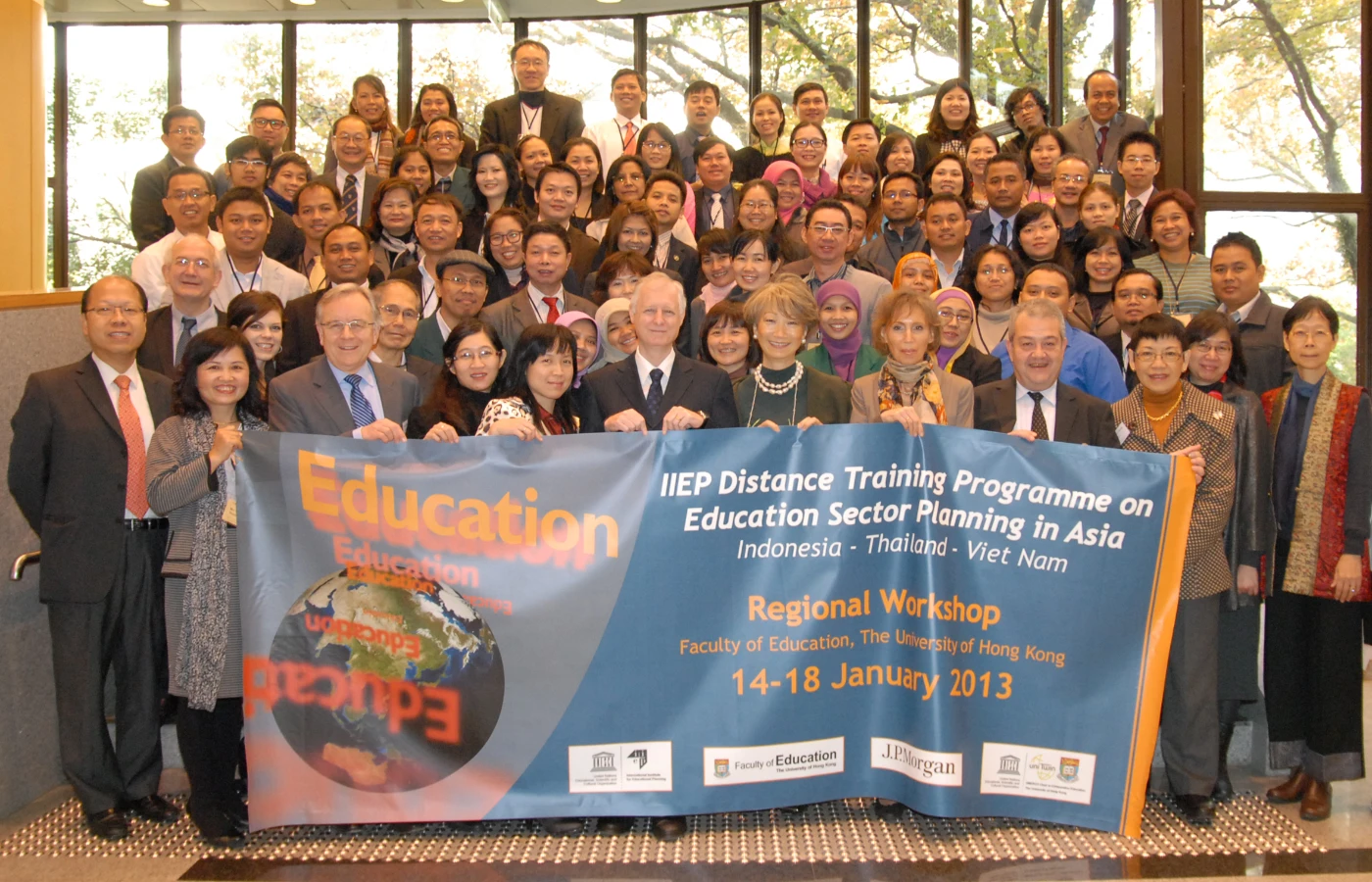 HKU Faculty of Education holds<br>
Opening Ceremony of the Regional Workshop of<br>
IIEP Distance Training Programme on Education Sector Planning in Asia<br>
Indonesia – Thailand – Viet Nam
