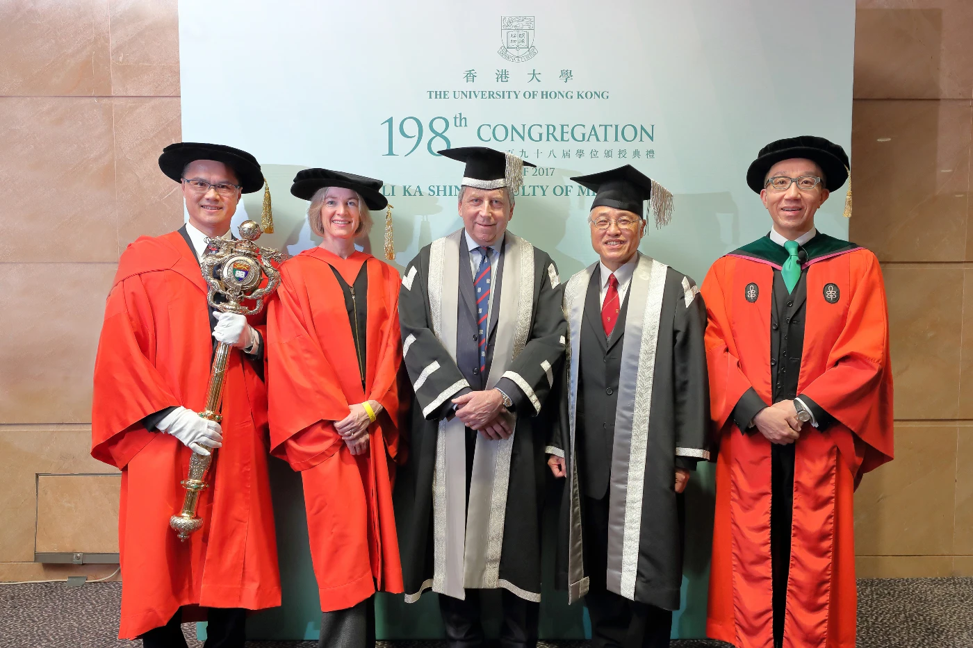香港大學舉行第198屆學位頒授典禮<br>
頒授名譽博士學位予傑出科學家珍妮花‧杜德納教授