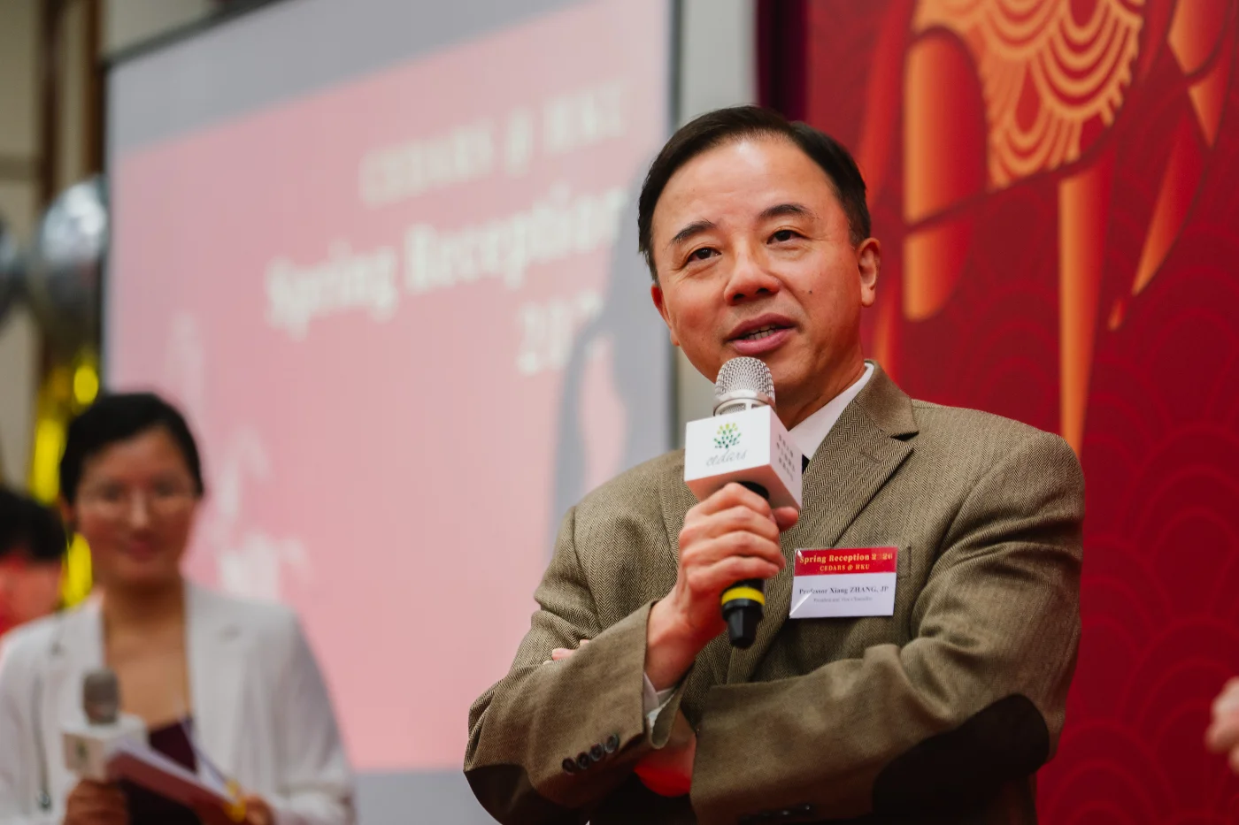 Professor Xiang Zhang, President and Vice-Chancellor of HKU, expresses his appreciation to students for their support of university initiatives over the past year and emphasises the university’s commitment to supporting student development.