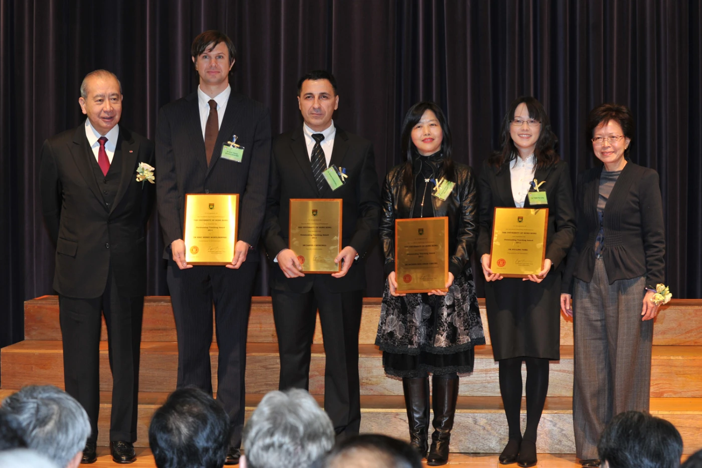 HKU holds Award Presentation Ceremony for Excellence in Teaching and Research 2011