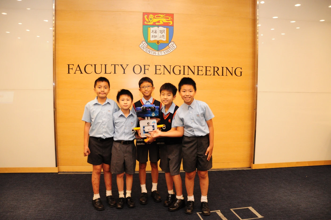 Primary School Category:
     Champion; The Most Practical Invention for School Award
     Yaumati Catholic Primary School (Hoi Wang Road)
     e-Helper