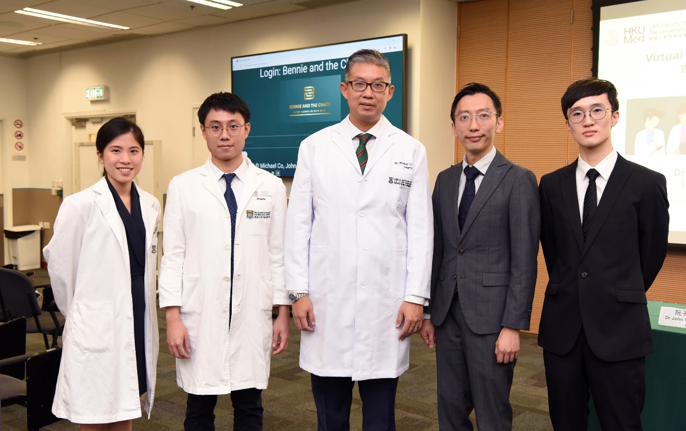 港大團隊研發嶄新「AI虛擬病人」問診應用程式<br>
醫科訓練打破時間地域限制  促進國際醫學教育交流