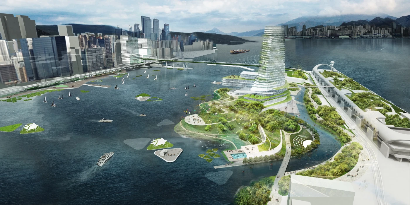 HKU Master of Urban Design students and staff win the<br>
Grand Winning Entry and Shortlisted Entry of the Kai Tak Fantasy International Ideas Competition (English Only)