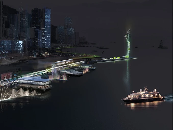 Future Western Harbourfront  (night time)