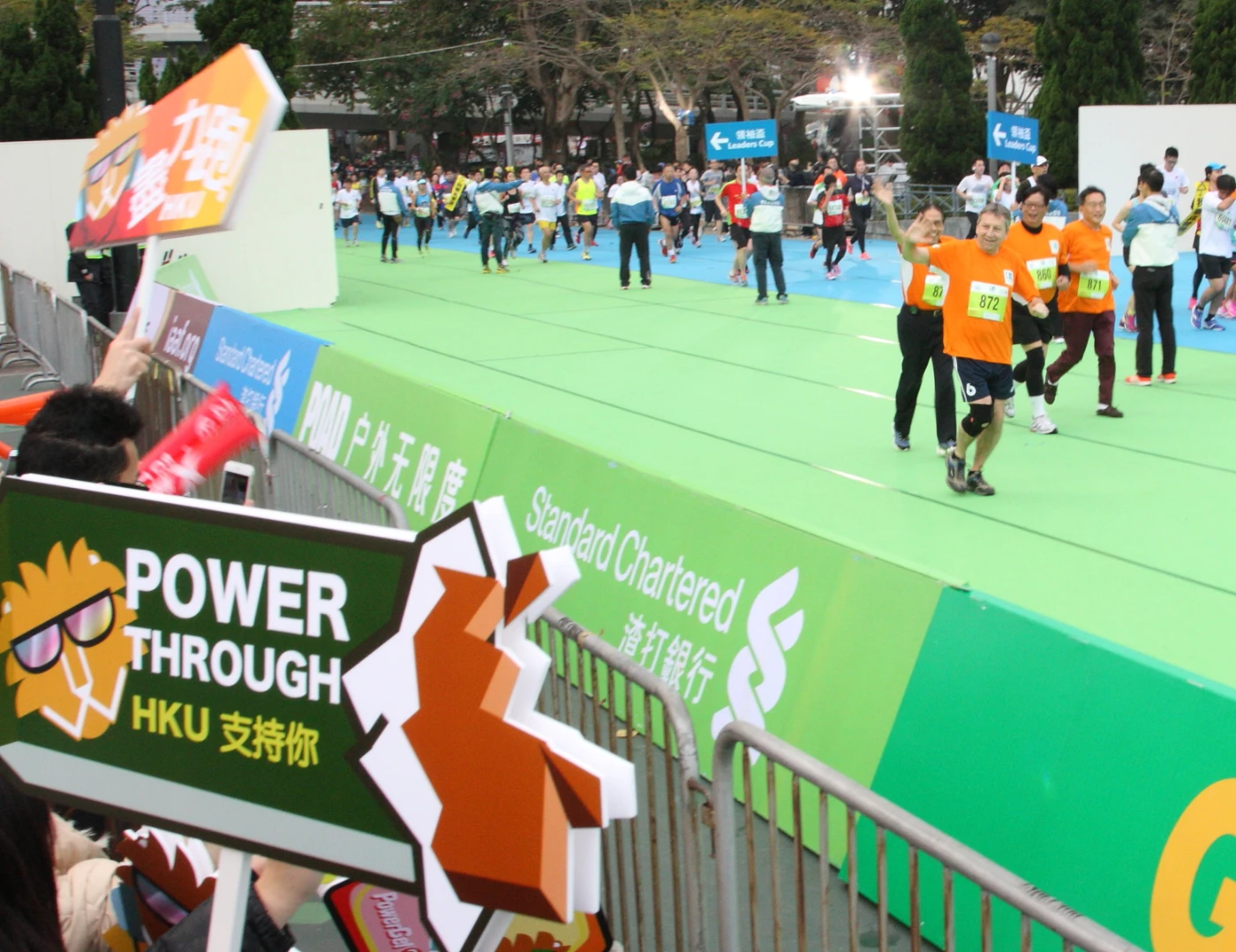 香港大學校長馬斐森教授首度參加《領袖盃》賽事。