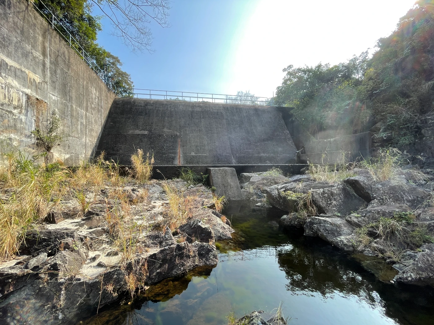 水壩破壞河流連通性，對洄游水生物種及淡水生物多樣性構成重大威脅。圖片提供：陳焯峰