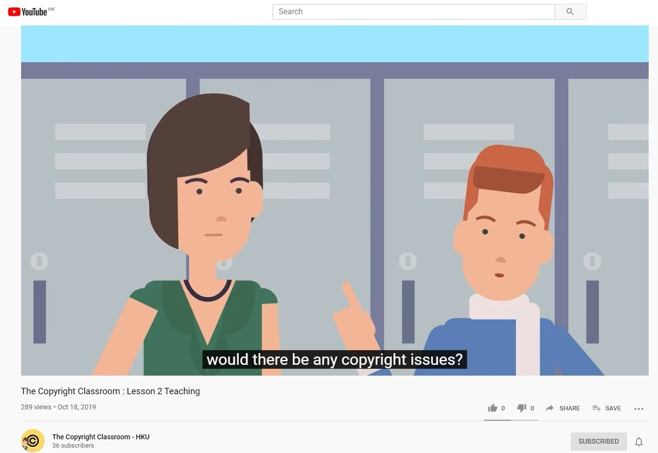 "would there be any copyright issues?" The Copyright Classroom – HKU