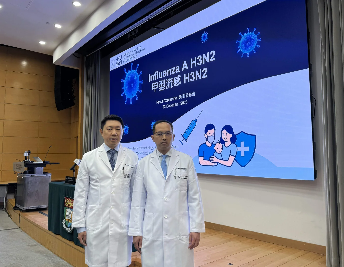 HKUMed study reveals low immunity against H3N2 strain in Hong Kong; early vaccination urged